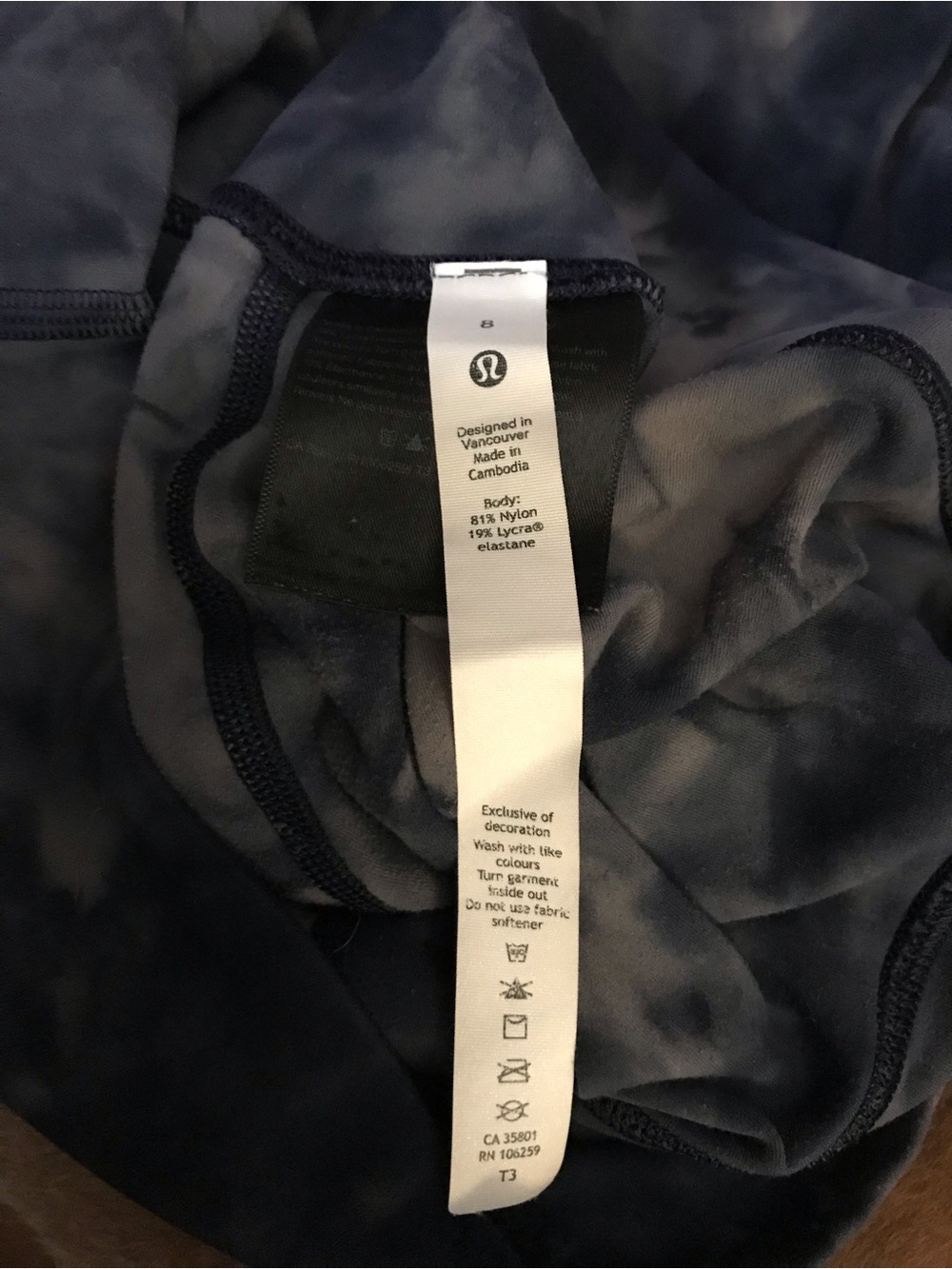 Lululemon Diamond Dye Align Pant 25" Sz 8 - Picture 9 of 9